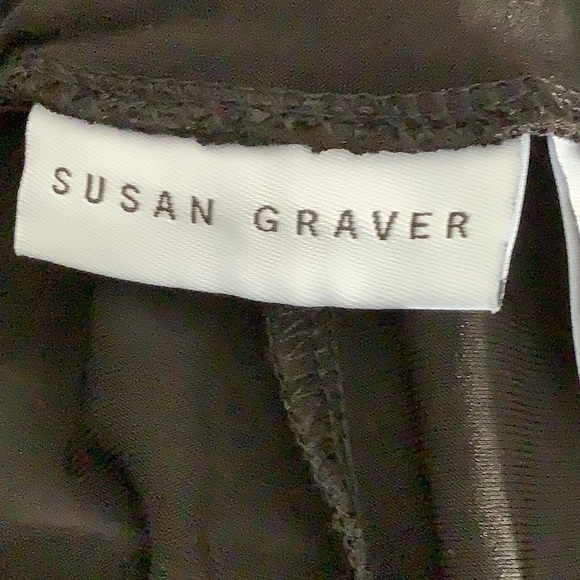 Susan Graver Women Black Slacks - Picture 5 of 7